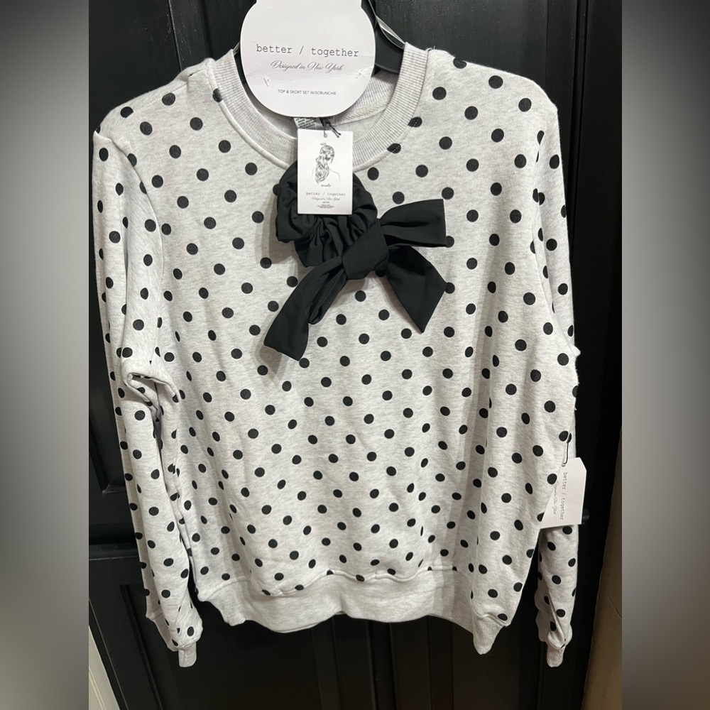 Better Together - 3 Piece set, Sweatshirt, Skort & Scrunchie